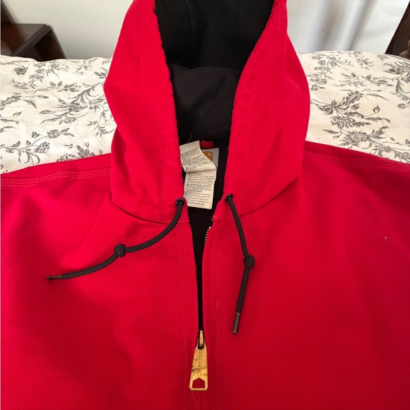 CARHARTT Duck Thermal-lined Active Jacket J131 - Red - Picture 4 of 7